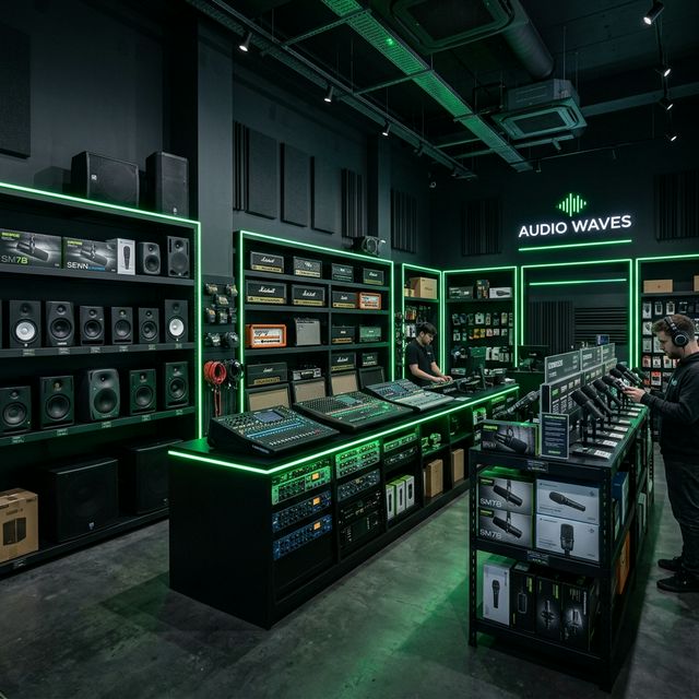 Interior de Morphosonica — Audio profesional en Puerto Barrios